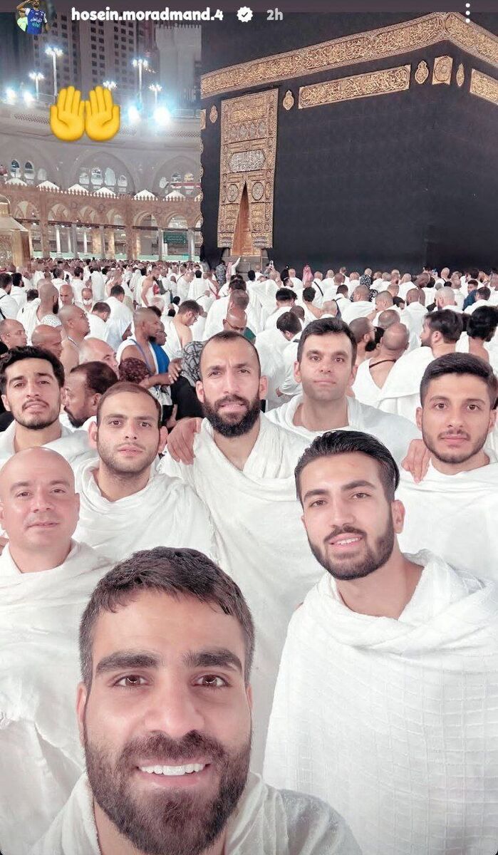 استقلالی‌ها به مکه رفتند +عکس