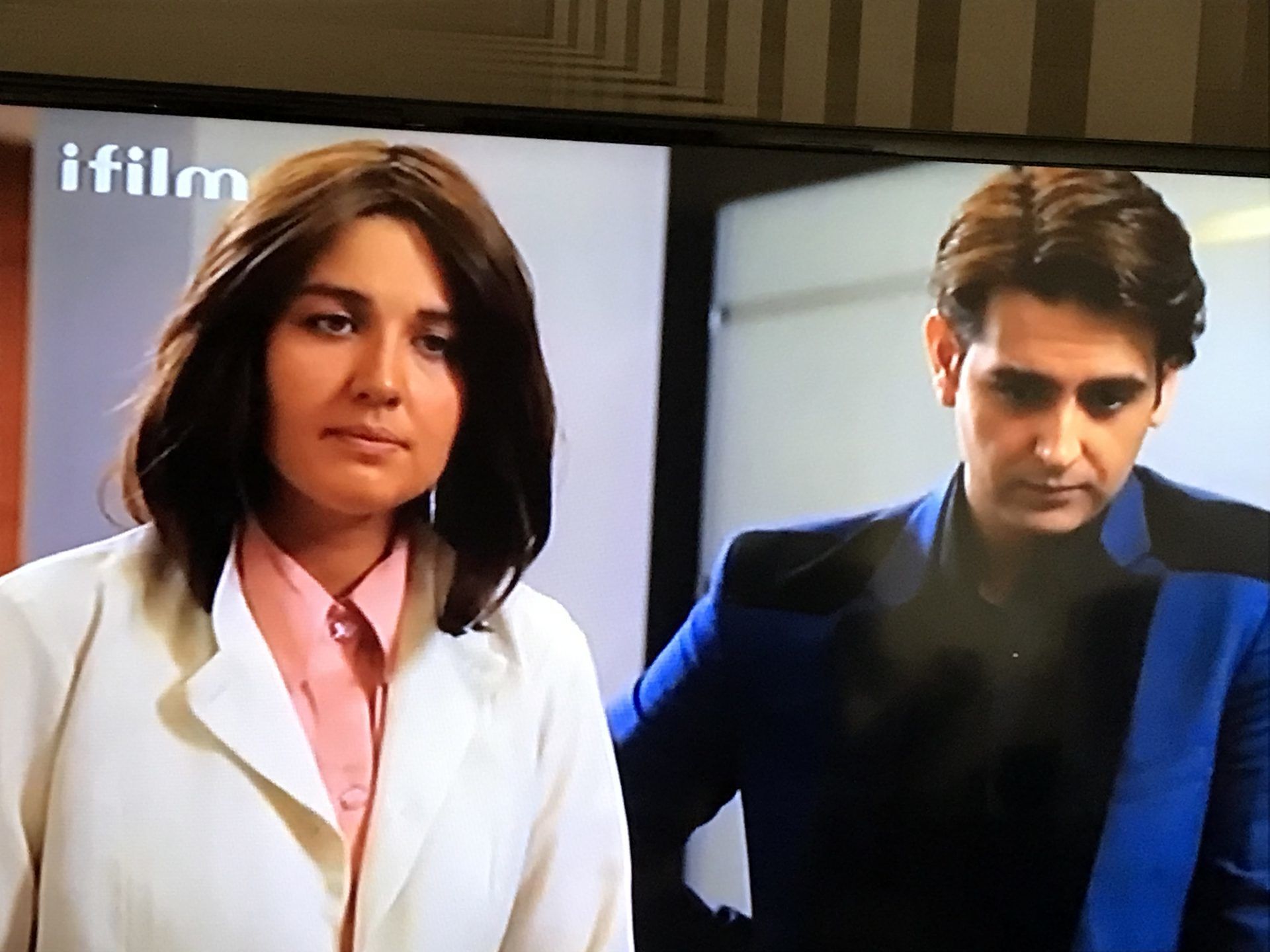 عکس/همسر ساعد سهیلی بدون حجاب در تلویزیون ایران