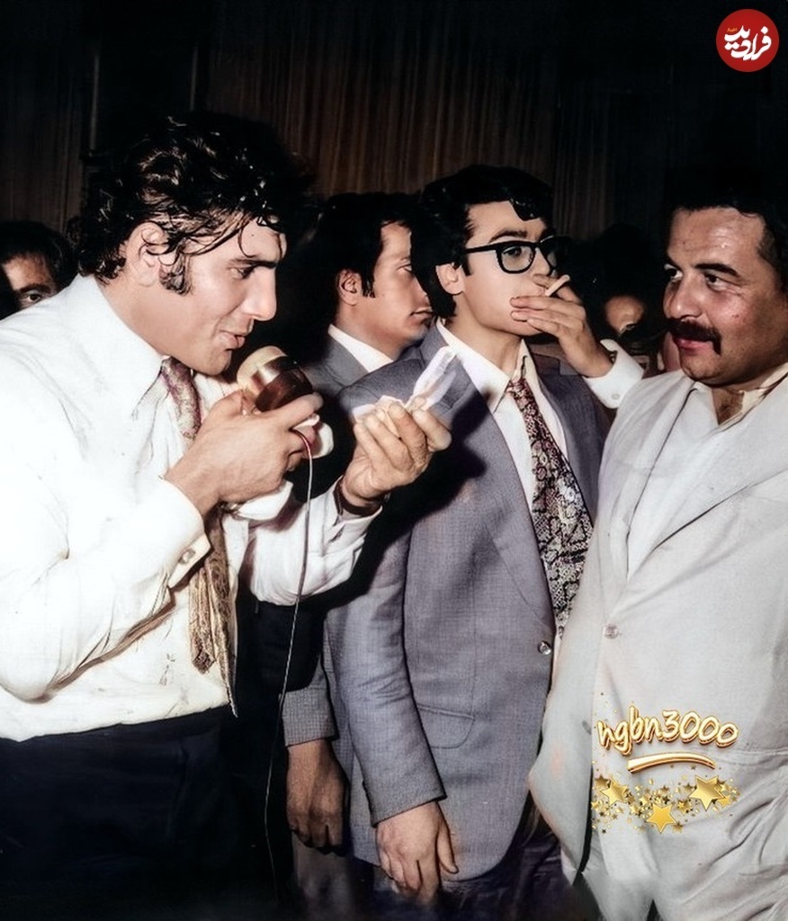 عکس/ «منوچهر نوذری و نعمت الله آغاسی» در یک جشن خصوصی