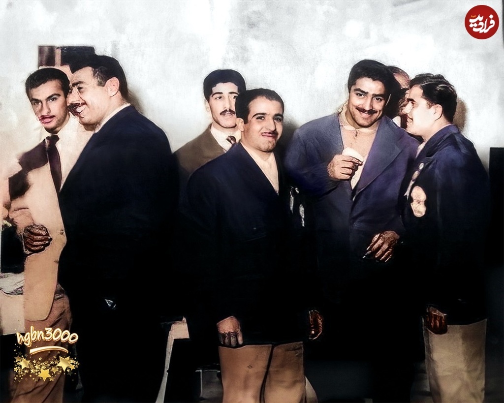 عکس/ «محمدعلی فردین» در ضیافت قهرمانان المپیک ملبورن ۱۹۵۶ در تهران