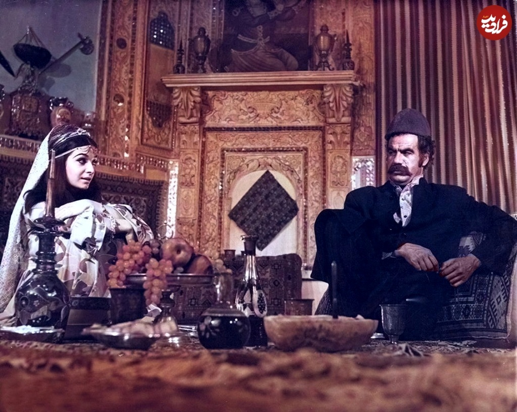 عکس/ ناصر ملک مطیعی و مهناز در فیلم لوطی؛ سال ۱۳۵۰