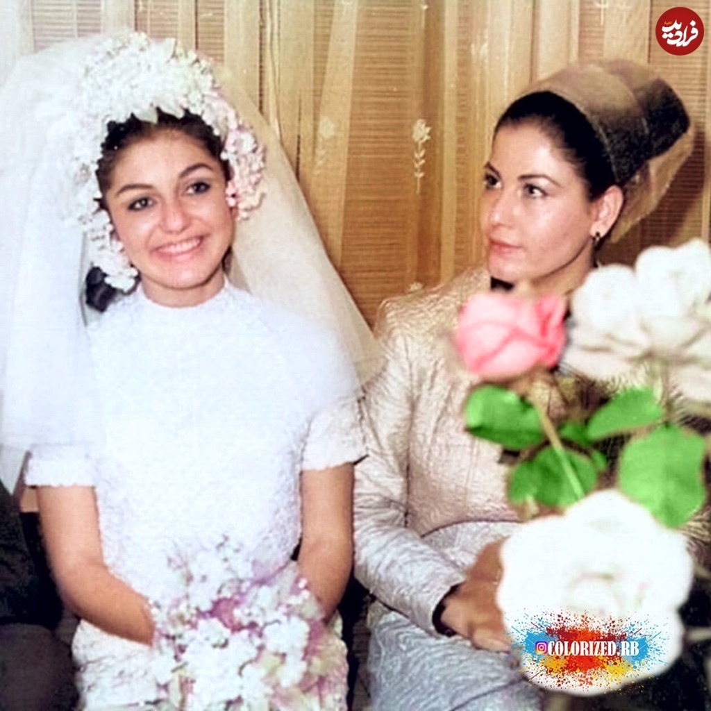 عکس/ «پوری بنایی» در عروسی اول «فائقه آتیشن»؛ سال ۱۳۴۶