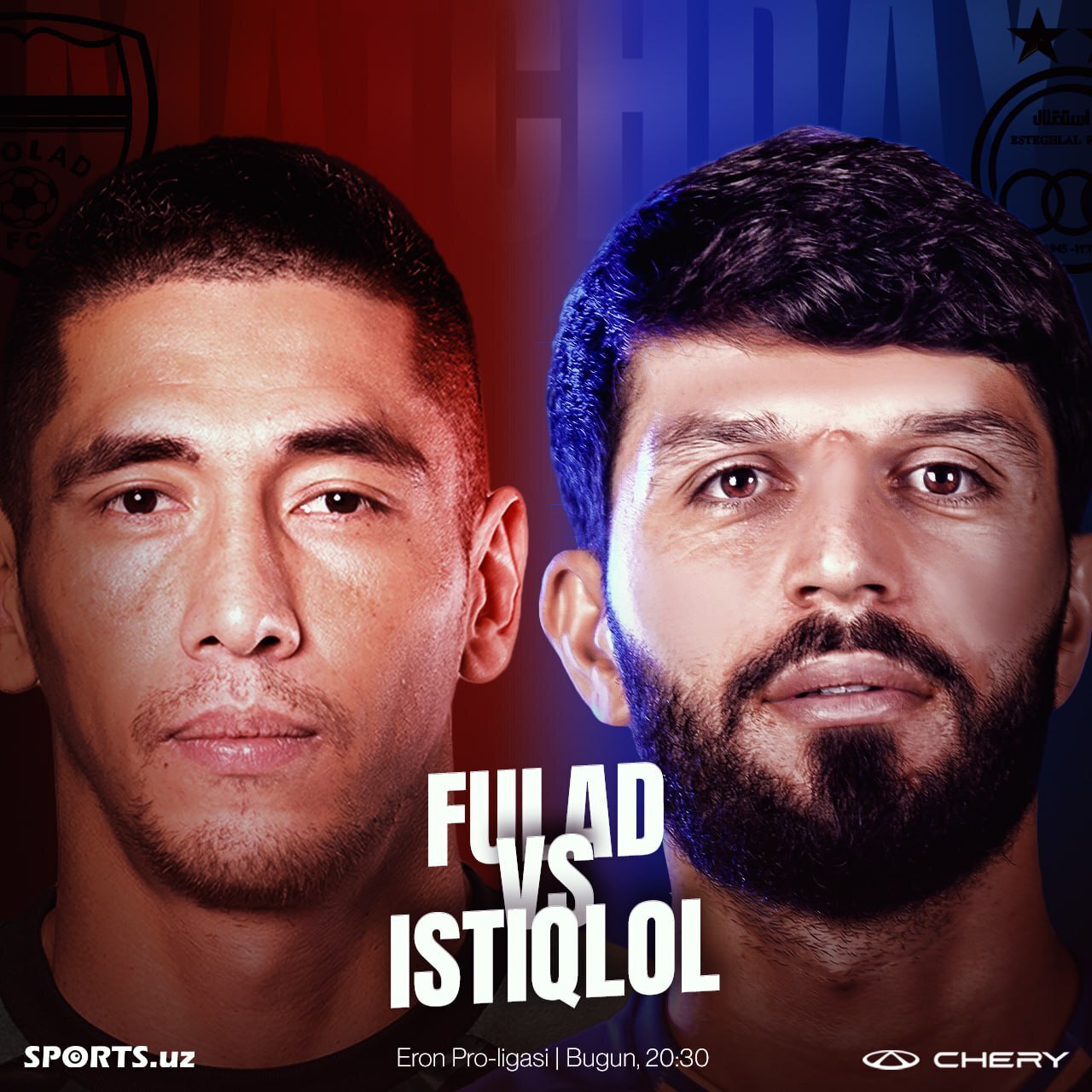 عکس/ دربی ازبک‌ها در دیدار استقلال مقابل فولاد