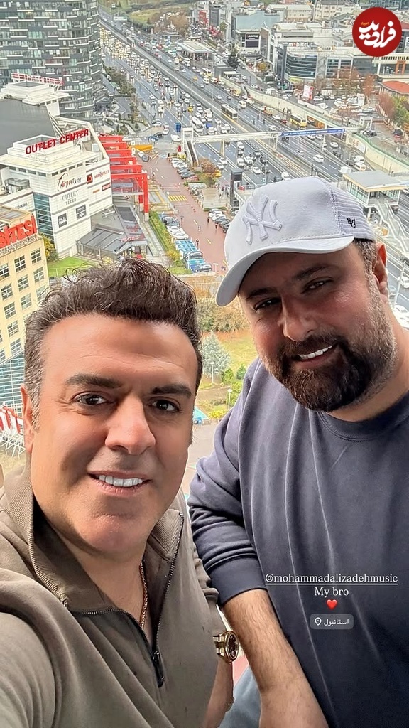 عکس/ تیپ و استایل ویژه «محمد علیزاده و بهرنگ علوی» در استانبول ترکیه