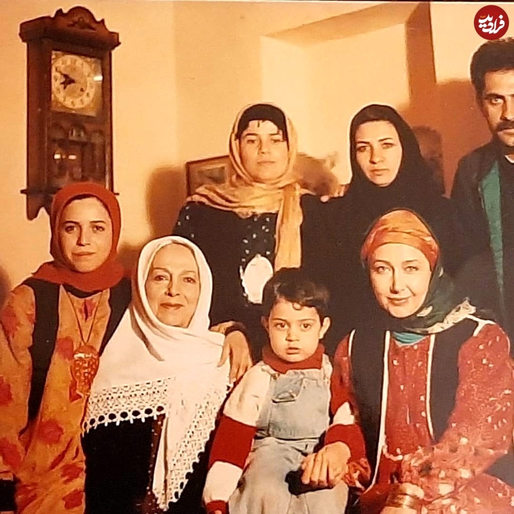 عکس/ «کتایون ریاحی و ساقی زینتی» در پشت صحنه سریال پس از باران؛ سال ۷۹