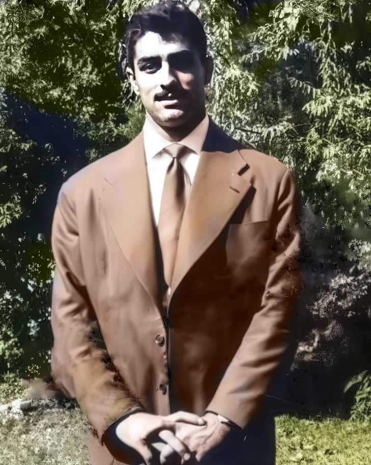 عکس/ چهره جوان و تیپ خاص «فردین» بعد نایب قهرمانی کشتی جهان؛ سال ۳۲