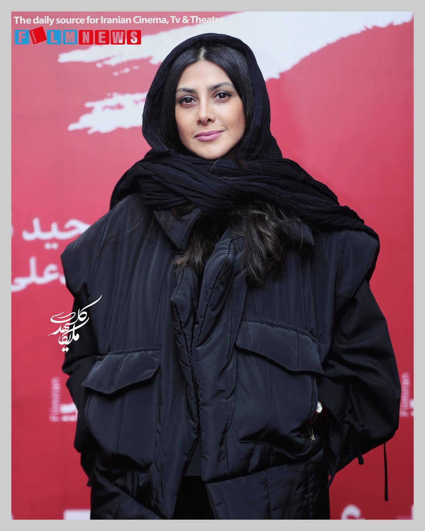 عکس/ حضور آزاده صمدی در اکران فیلم «عزیز»