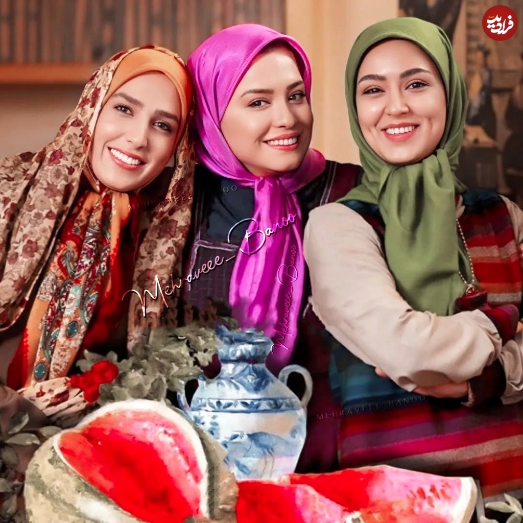 عکس/ فریبا طالبی، مهراوه شریفی نیا و سوگل طهماسبی در پشت صحنه سریال کیمیا