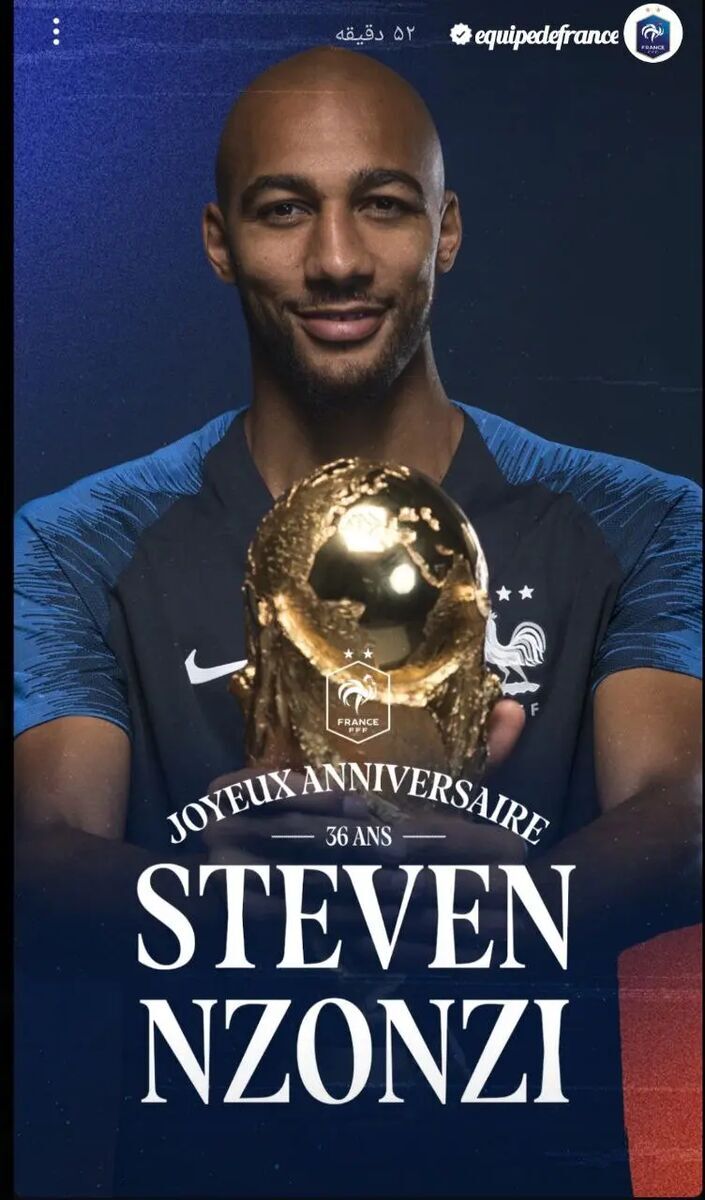 عکس/ تبریک تولد انزونزی از سوی صفحه تیم ملی فرانسه