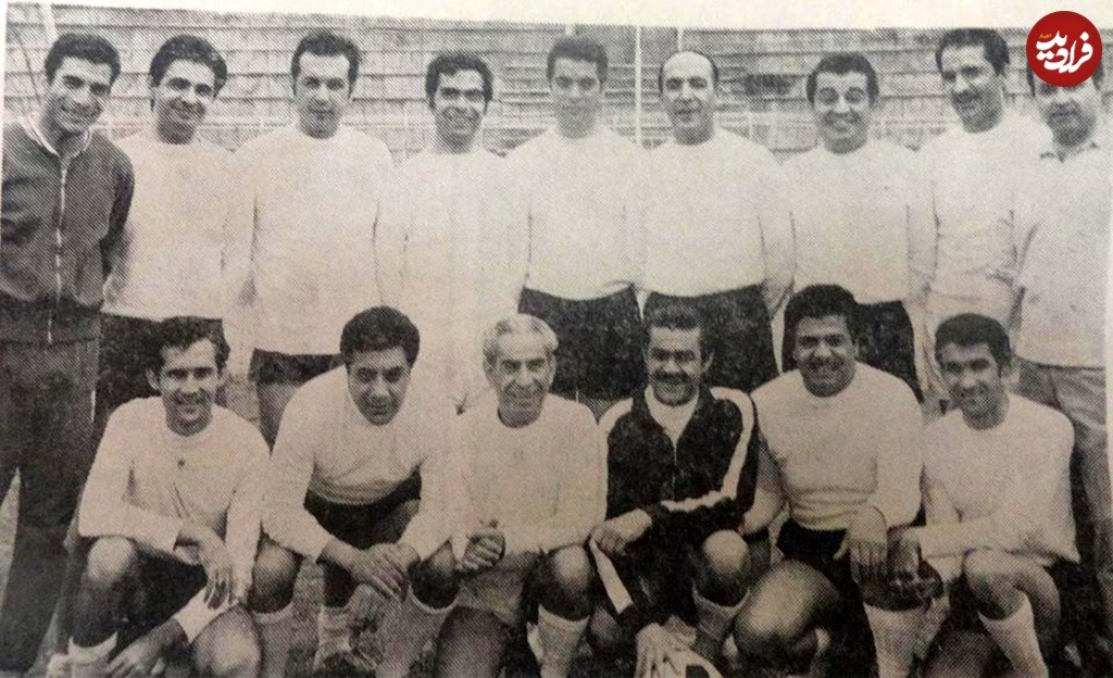 عکس/ تیم فوتبال هنرمندان؛ بهروز وثوقی، عارف و گلپا