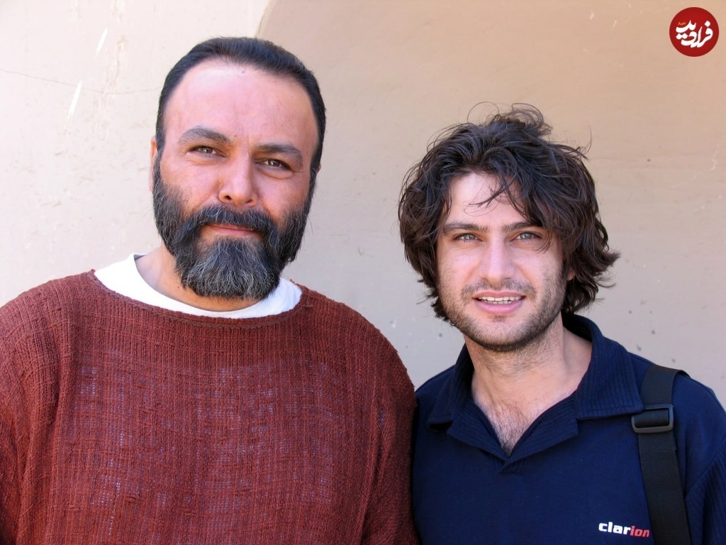 عکس/ شهرام حقیقت دوست و فریبرز عرب نیا در پشت صحنه مختارنامه؛ سال ۸۵