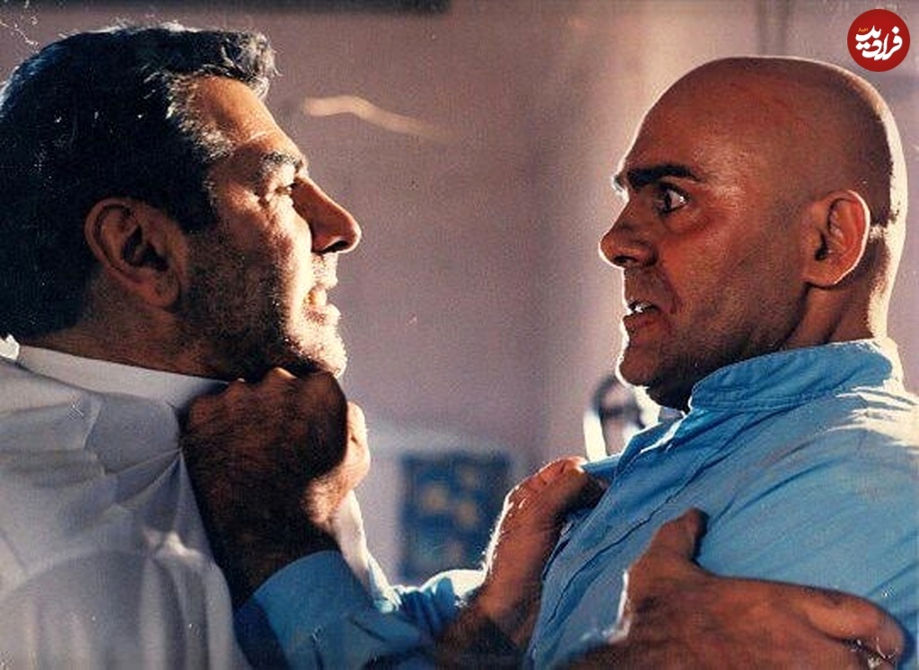 عکس/ «جمشید هاشم پور و فرامرز قریبیان» در نمایی از فیلم چشم عقاب؛ سال ۷۷