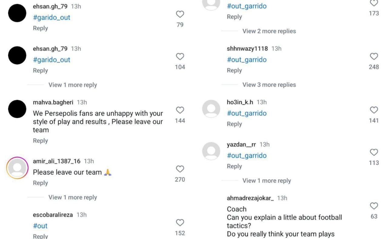 عکس/ اخراج گاریدو از پرسپولیس؟ این موضوع جدی است!