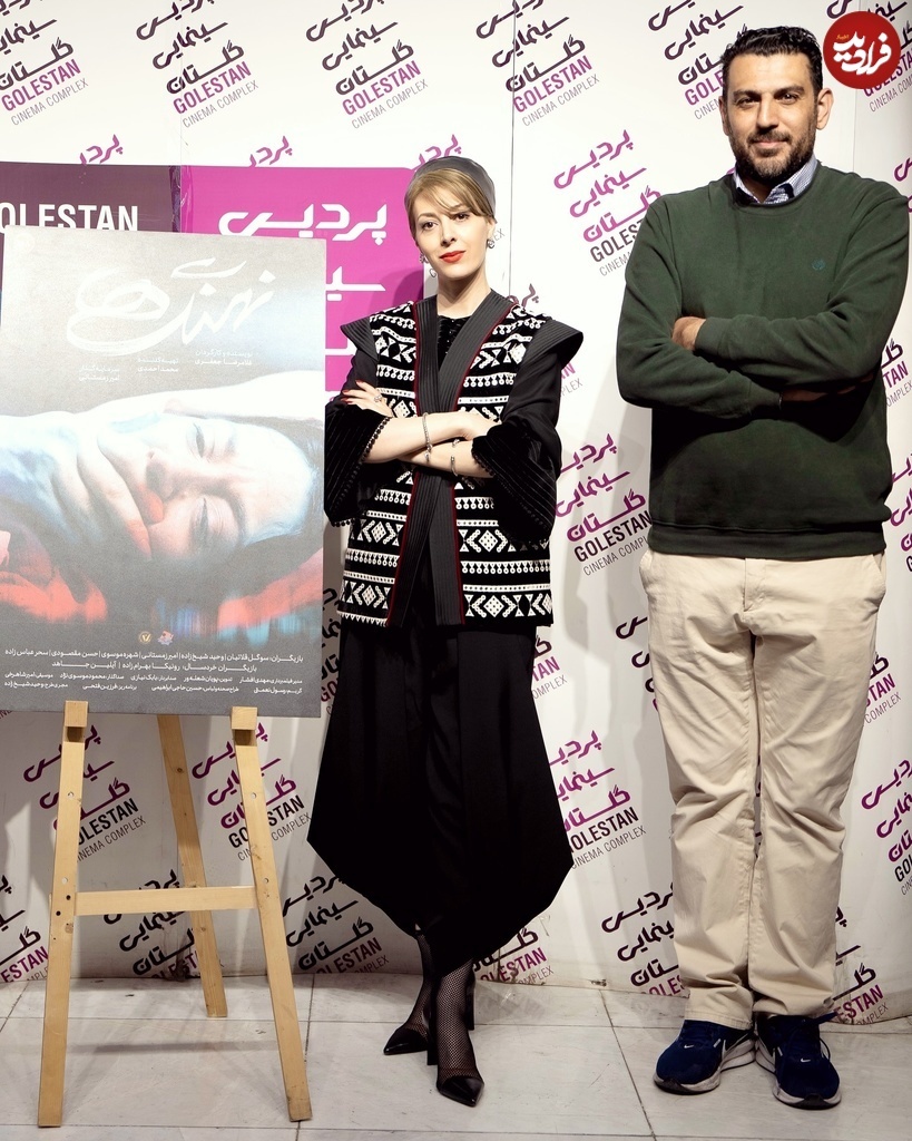 عکس/ حضور «سوگل قلاتیان» لاله بعد سریال لیسانسه‌ها در پردیس سینمایی گلستان