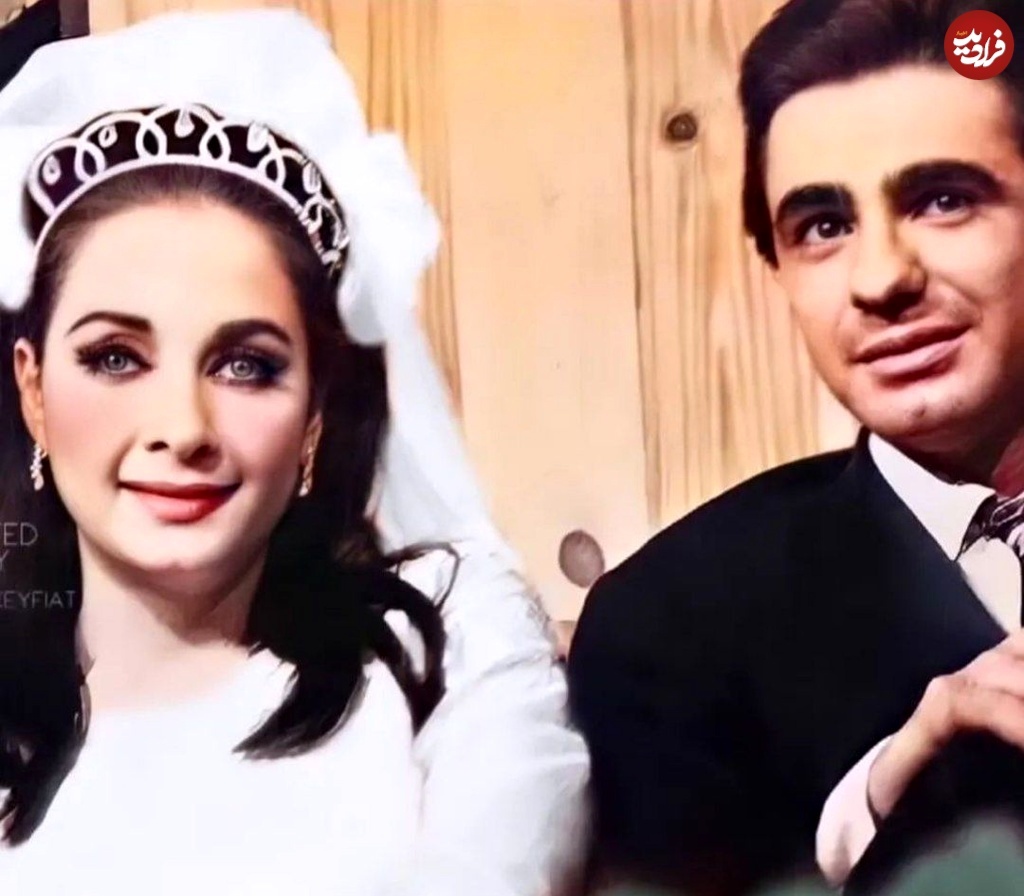 عکس/ سال ۴۷؛ کتایون امیر ابراهیمی و عارف در فیلم ازدواج ایرانی