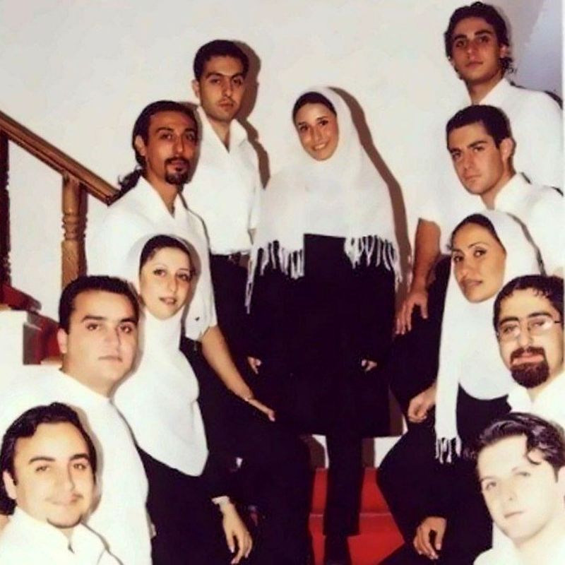 عکس قدیمی محمدرضا گلزار در گروه آریان