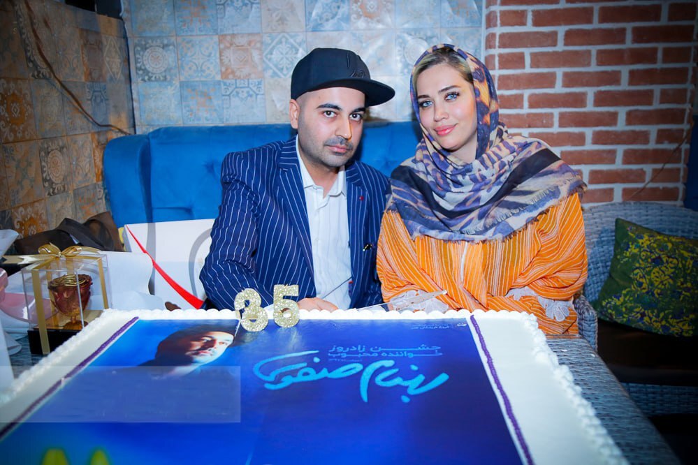 عکس/آخرین جشن تولد بهنام صفوی (در ۳۵سالگی) در کنار همسرش