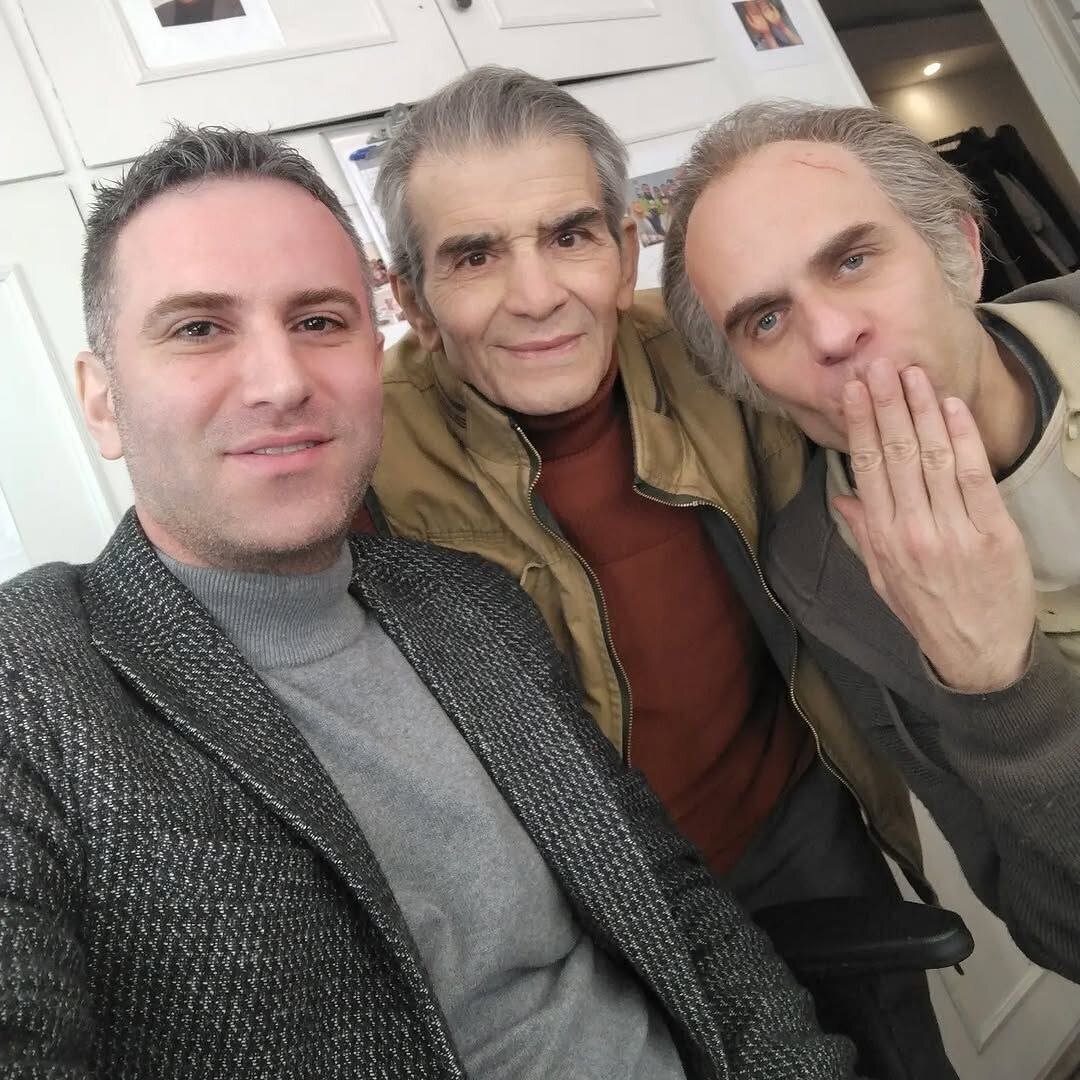 عکس/سلفی هوتن شکیبا در کنار بابک حمیدیان