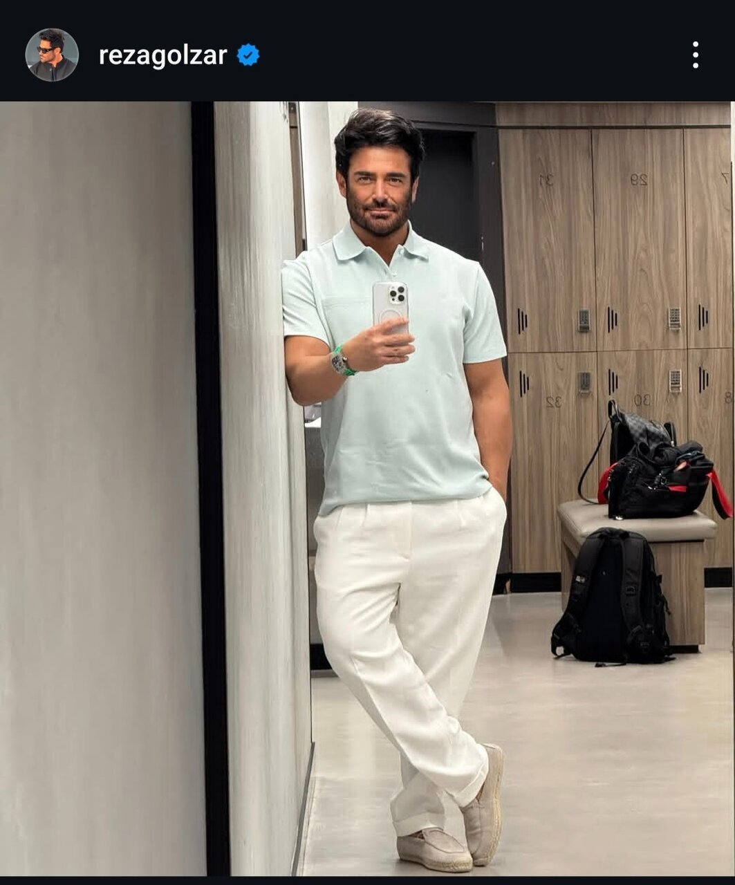 عکس/محمدرضا گلزار؛ ورزش و استایل اولدمانی