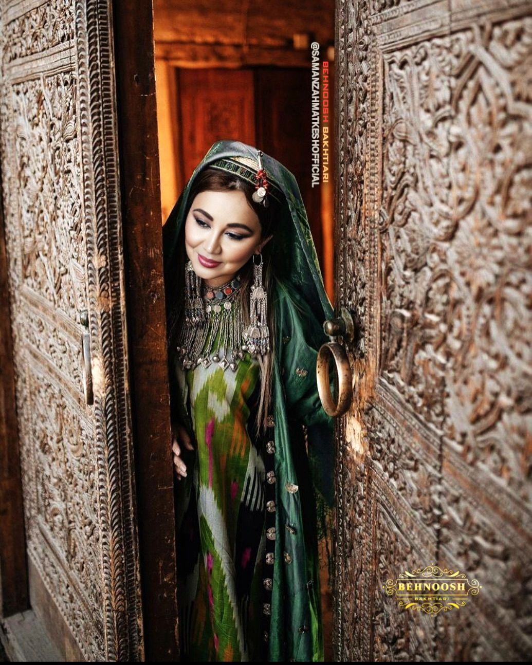 عکس/تبریک عید فطر به سبک بهنوش بختیاری