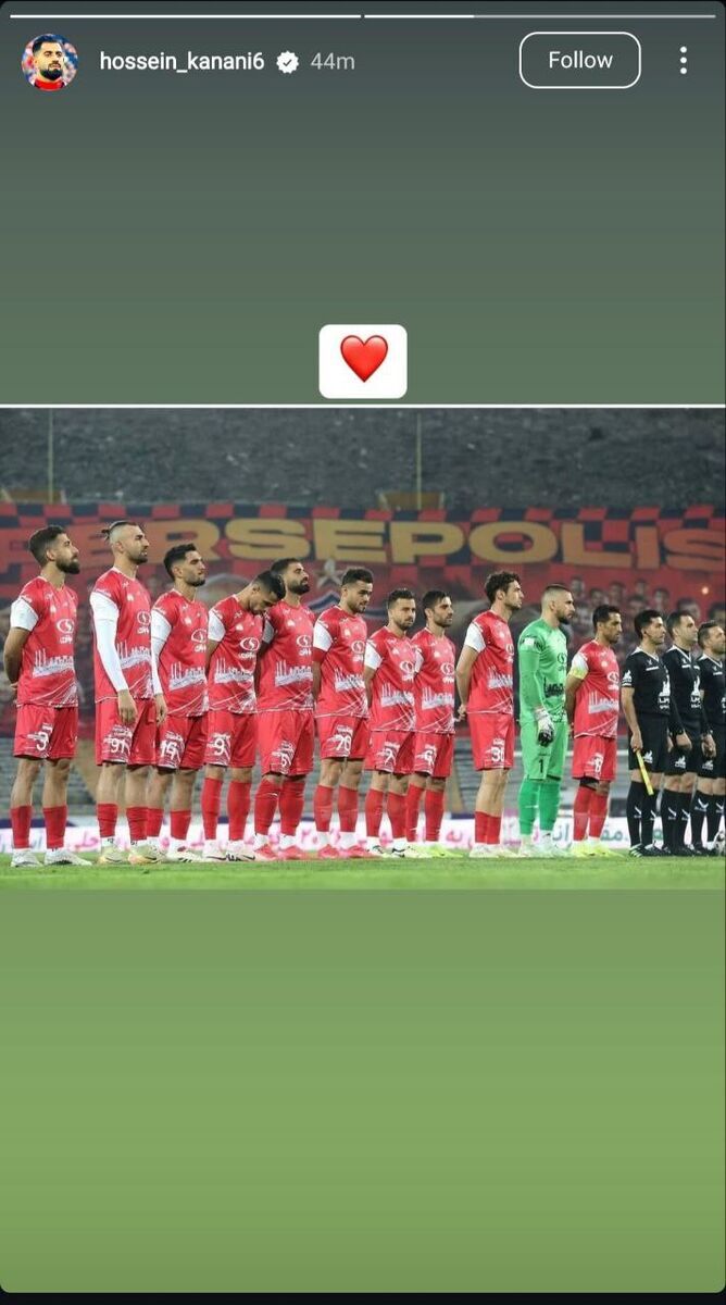 عکس/واکنش کنعانی‌زادگان به شایعه توافق با تراکتور