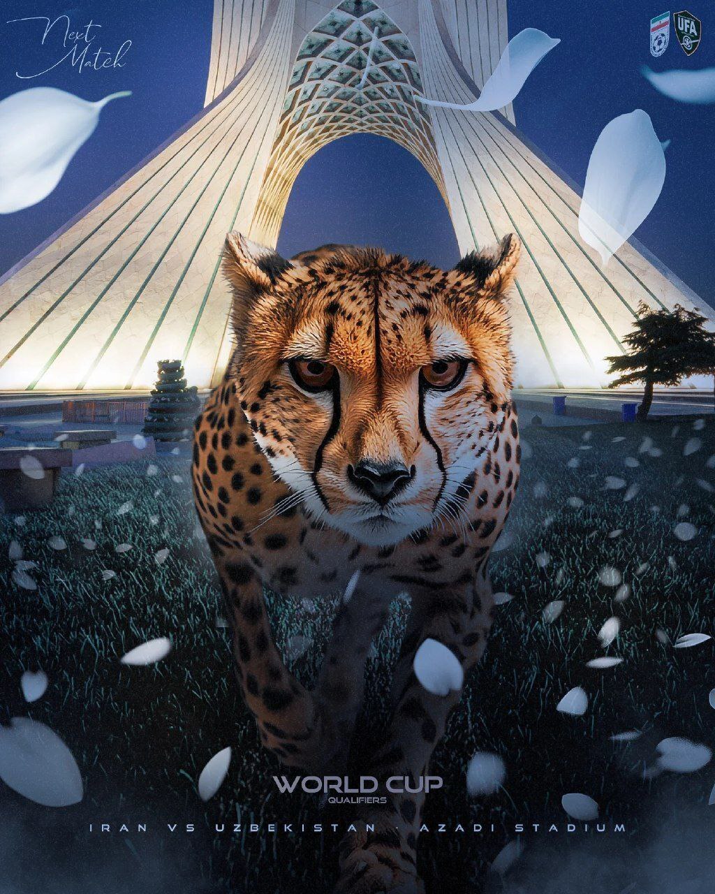 رونمایی از پوستر فدراسیون فوتبال برای بازی مقابل ازبکستان رونمایی از پوستر فدراسیون فوتبال برای بازی مقابل ازبکستان