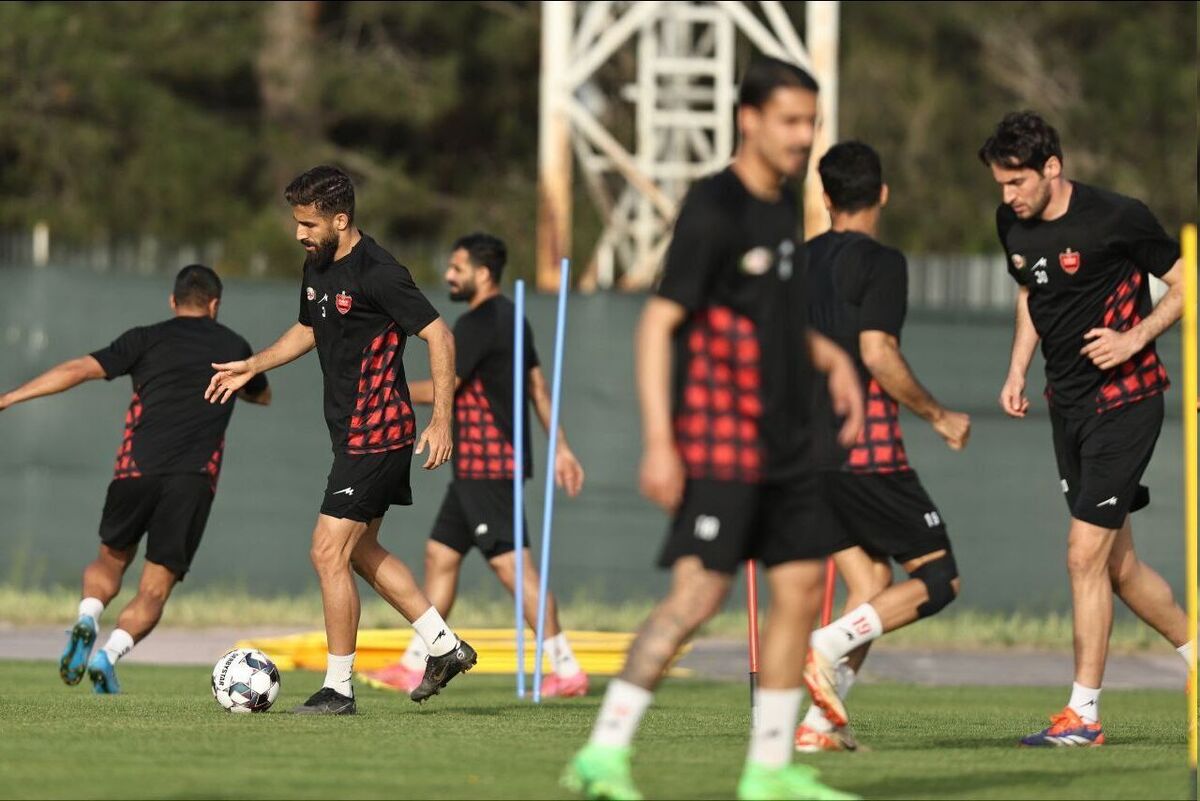 تمرین پرسپولیس با حضور ۲ میهمان ویژه