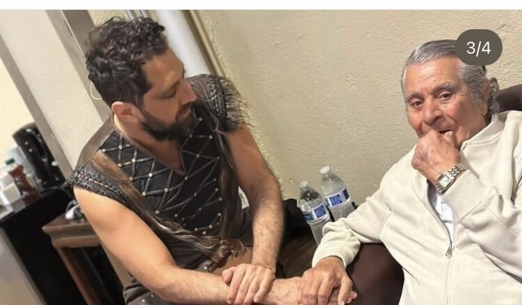 دل نوشته بهرام رادان بعد از دیدار بهروز وثوقی در آمریکا