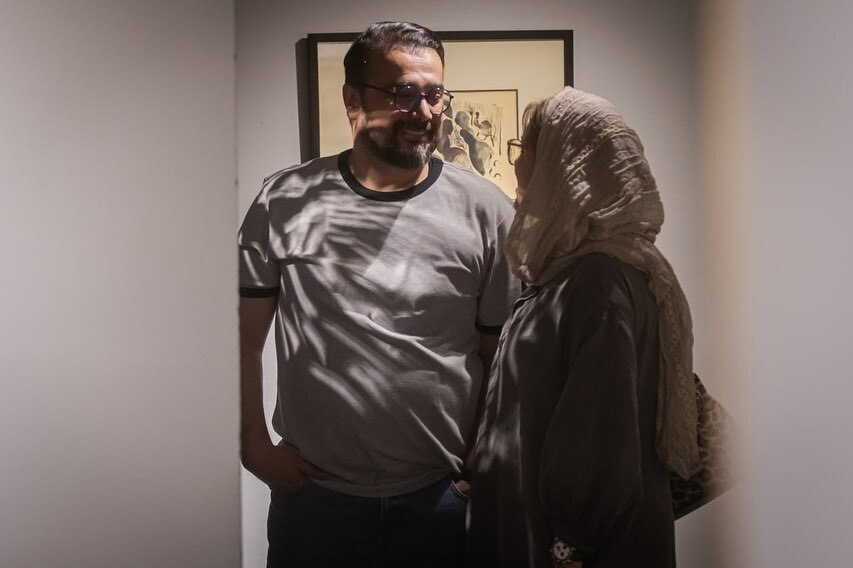 عکس/عاشقانه سپندامیرسلیمانی و همسرش