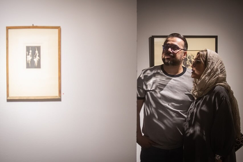 عکس/عاشقانه سپندامیرسلیمانی و همسرش