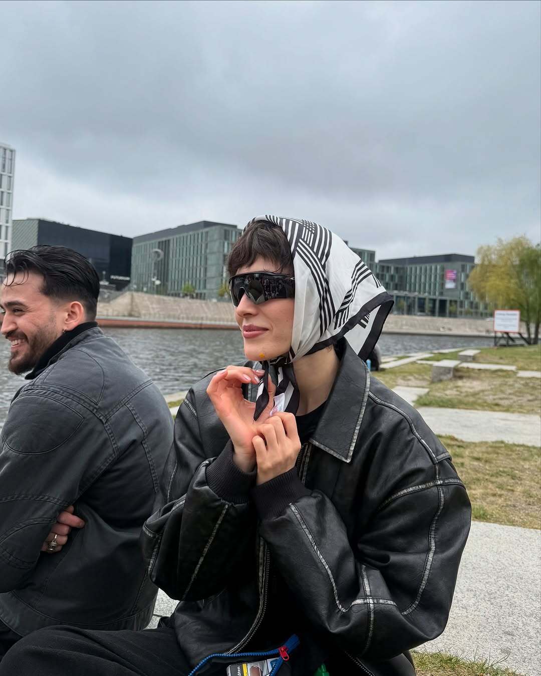 عکس/فرشته حسینی با استایلی متفاوت آفتابی شد