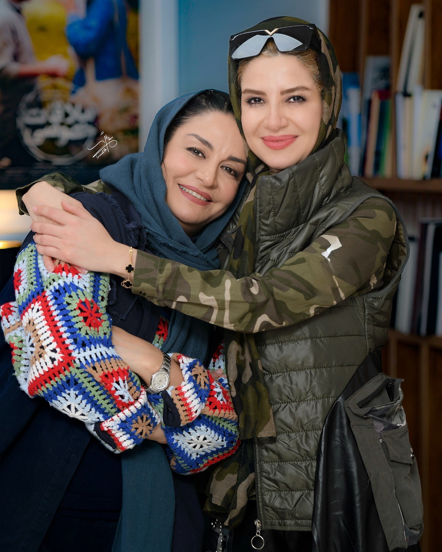 عکس/قاب خواهرانه ملیکا و مریلا زارعی در عید نوروز