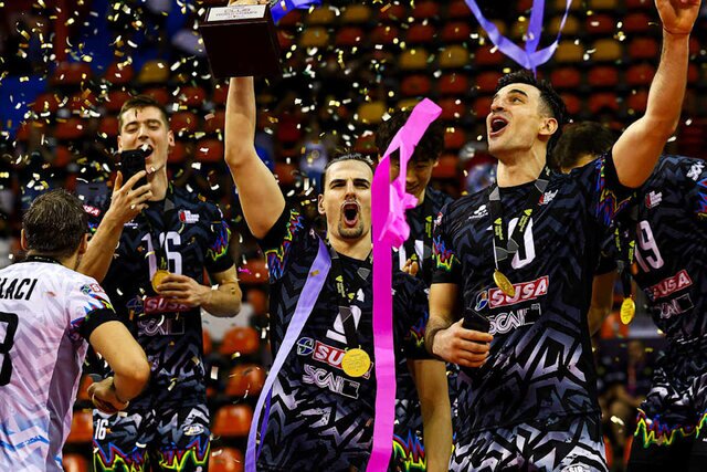 پروجا قهرمان والیبال باشگاههای جهان شد