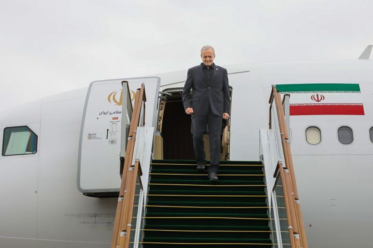 پزشکیان وارد چهارمحال و بختیاری شد