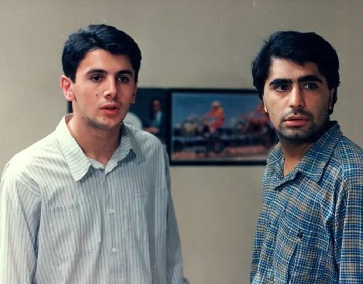 عکس/ اولین فیلم رضا شفیعی جم ۲۲ ساله در کنار امین حیایی