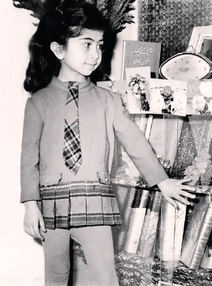 تصویری کمتر دیده‌شده از لیلا فروهر در کودکی