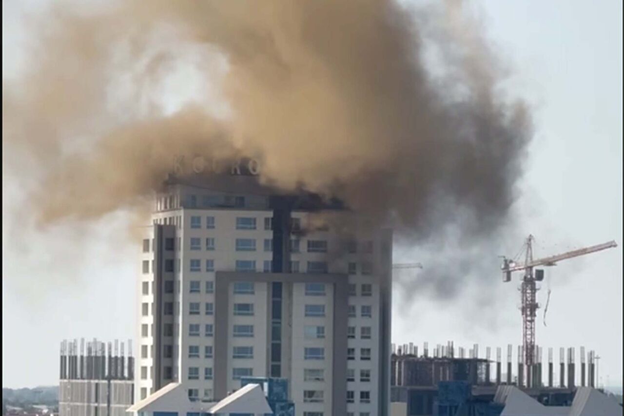 آتش‌سوزی هتل کوروش کیش مهار شد