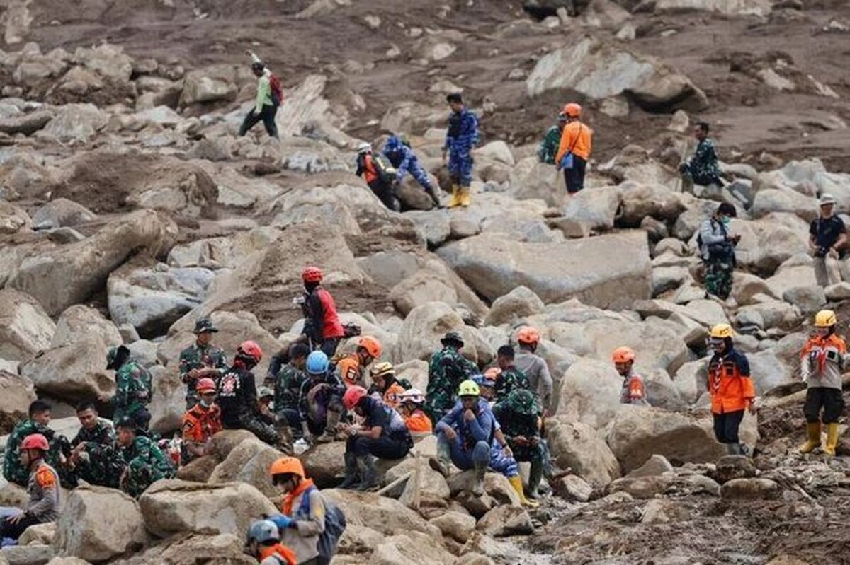 آمار تلفات رانش زمین در اندونزی به ۴۹ تن افزایش یافت