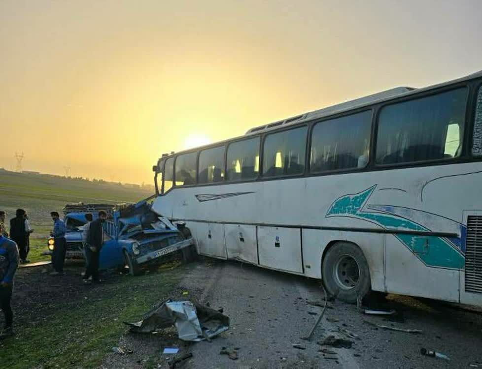 تصادف اتوبوس در جاده دزفول به شوشتر پنج کشته داشت