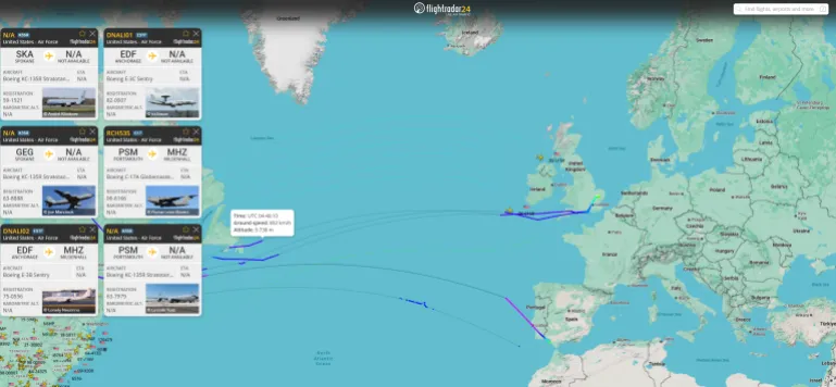 افزایش تحرکات هوایی آمریکا به سمت ایران؛ ماجرا چیست؟