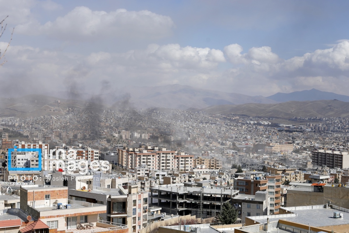 حمله جنگنده‌ها به منطقه‌ای در شهر خمین