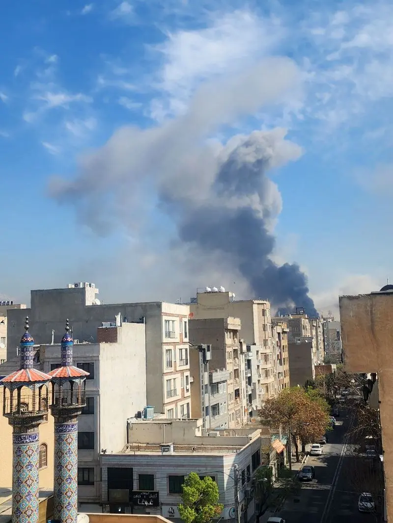 انفجار‌های پیاپی در شرق تهران + تصاویر