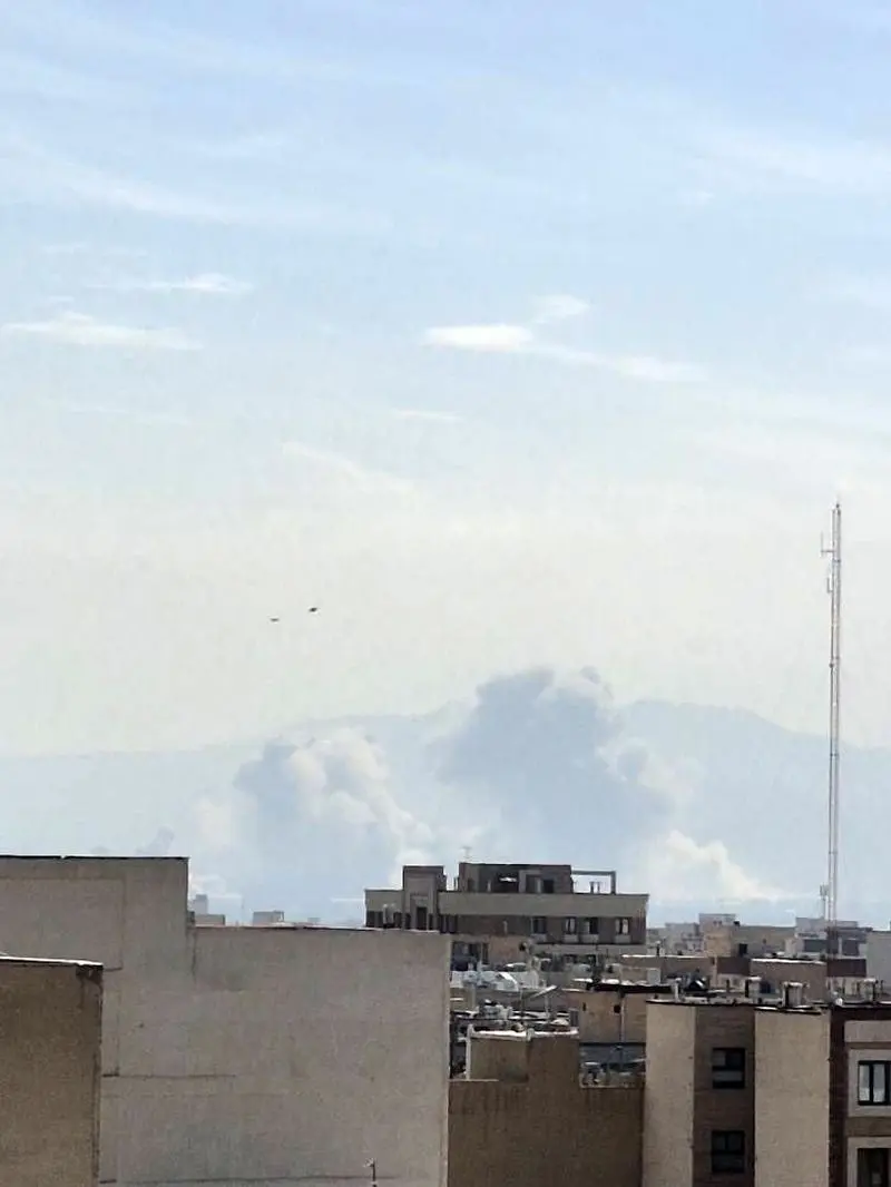 انفجار‌های پیاپی در شرق تهران + تصاویر