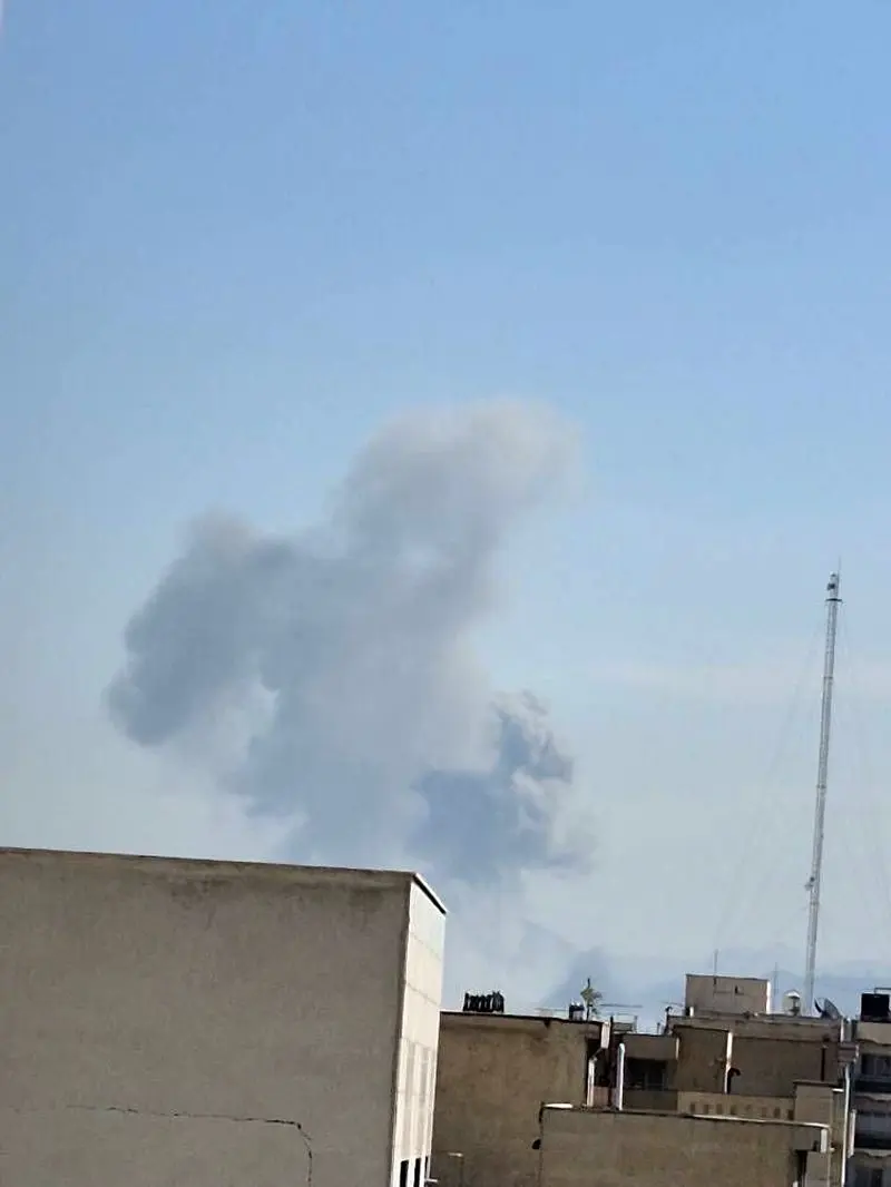 انفجار‌های پیاپی در شرق تهران + تصاویر