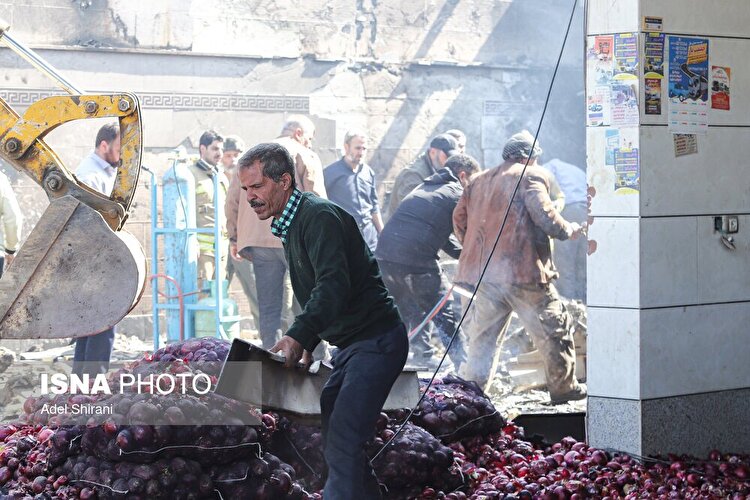 تصاویر/ سقوط بالگرد در درچه اصفهان