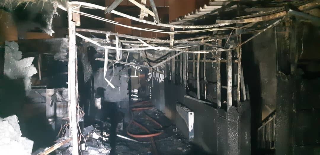 آتش‌سوزی در خوابگاه بانوان در خیابان شریعتی