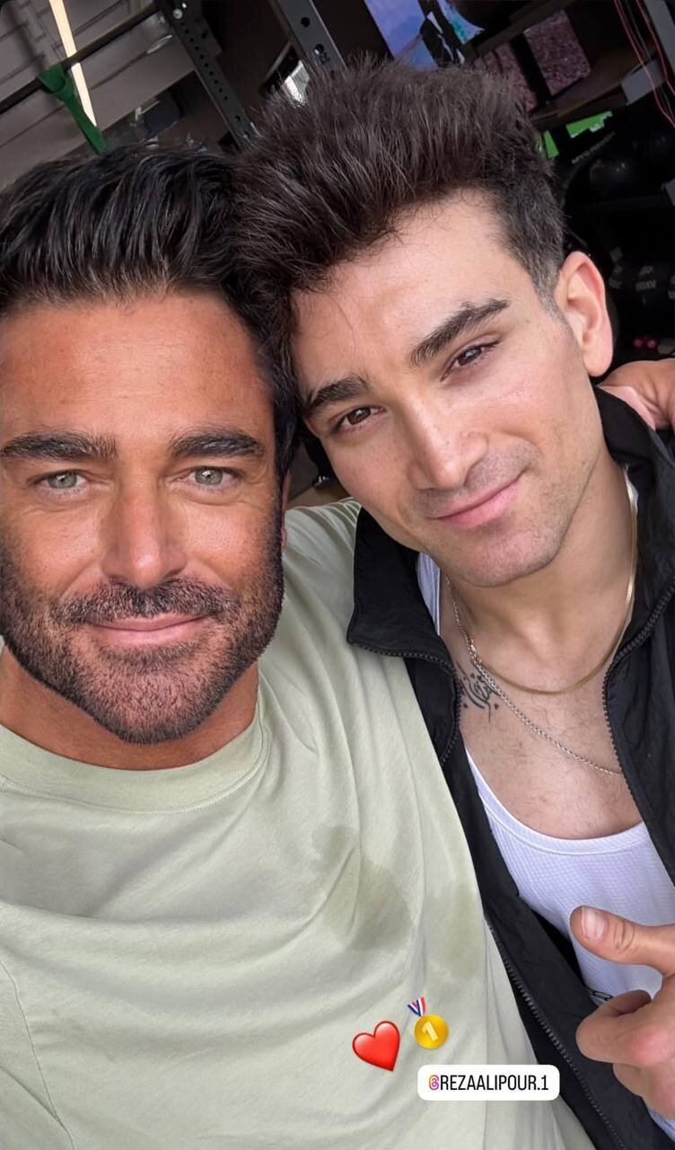 عکس/سلفی محمدرضا گلزار با ستاره المپیکی ایران