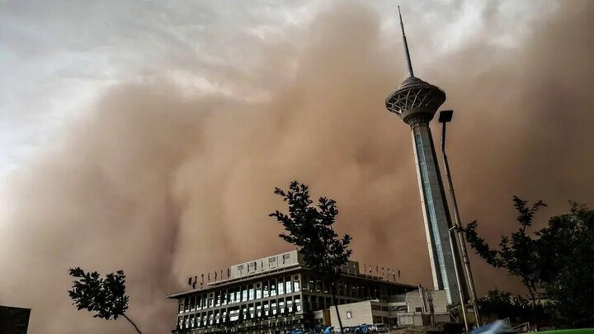 توفان استان‌های قم، البرز و تهران را در بر می‌گیرد