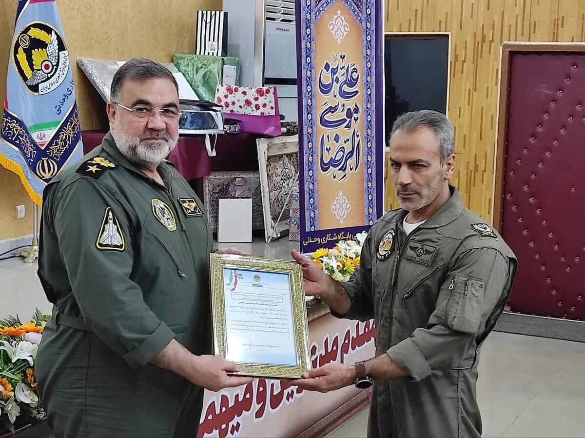 امیر فرشید چگینی، فرمانده جدید پایگاه چهارم شکاری دزفول شد