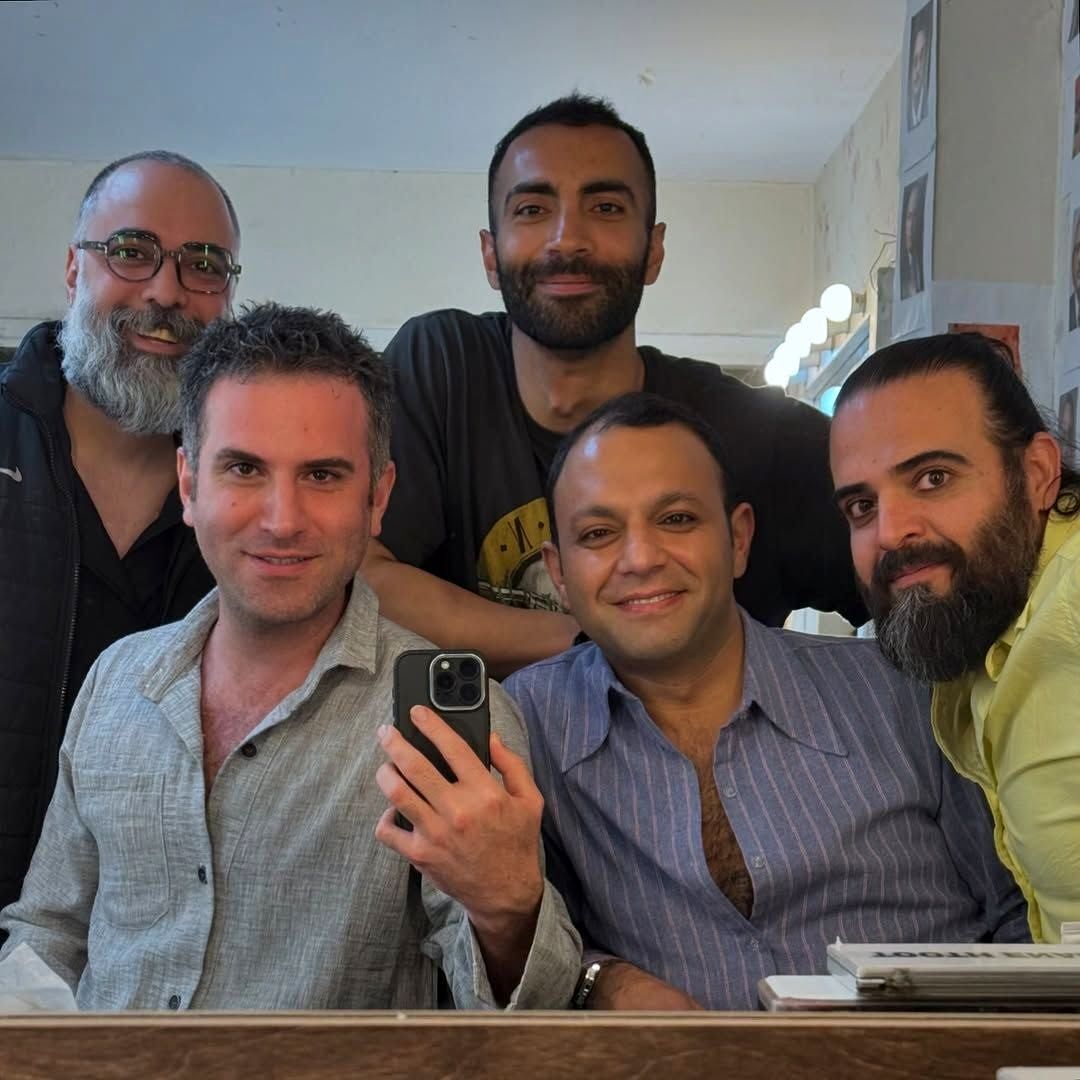 عکس یادگاری هوتن شکیبا و صابر ابر در آخرین روز فیلمبرداری تاسیان عکس یادگاری هوتن شکیبا و صابر ابر در آخرین روز فیلمبرداری تاسیان